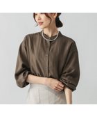【グローバルワーク/GLOBAL WORK】のシアーストライプシャツ長袖/575131 人気、トレンドファッション・服の通販 founy(ファニー) ファッション Fashion レディースファッション Fashion for Women トップス・カットソー Cut & Sew Tops シャツ・ブラウス・オフィスカジュアル Elegant Blouses & Button-Ups インナー Innerwear シアー Sheer, See-Through シンプル Simple, Minimal ジャケット Jacket, Outerwear ストライプ Stripe, Striped Pattern ダブル Double, Double-Breasted デニム Denim, Jeans Material ヨーク Yoke, Yoke Design ランダム Random, Irregular 長袖 Long Sleeve, Full Sleeve thumbnail ブラウン58|ID: prp329100004688459 ipo3291000000034530355