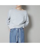 【ナノ ユニバース/nano universe】のワイドボートネックスウェットトップス グレー|ID:prp329100004688466