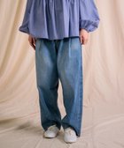 【ドミンゴ/DOMINGO】の12ozリングデニム アンプリッセパンツ 人気、トレンドファッション・服の通販 founy(ファニー) ファッション Fashion レディースファッション Fashion for Women パンツ Pants & Trousers テーパード Tapered, Tapered Pants デニム Denim, Jeans Material ビッグ Big, Oversized プリーツ Pleats, Pleated ポケット Pocket, Pocket Detail おすすめ Recommended / Our Picks 夏 Summer thumbnail インディゴブルー|ID: prp329100004688504 ipo3291000000033859875