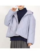 【タカキュー/TAKA-Q】の切替キルト ショートフードブルゾン 70青|ID: prp329100004688544 ipo3291000000033894328