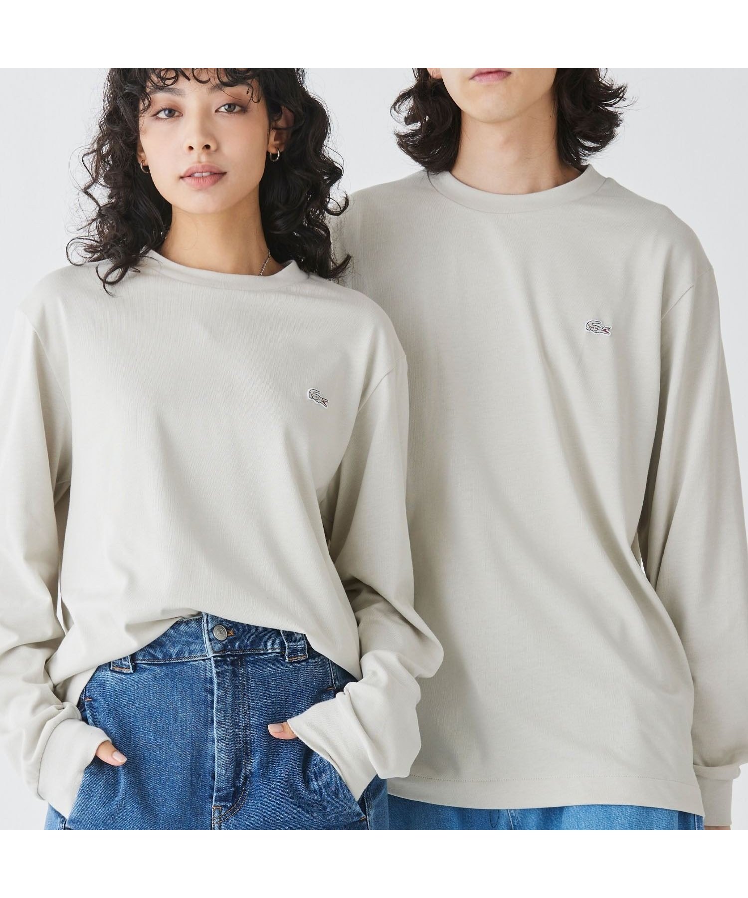 【ラコステ/LACOSTE】のベーシックロングスリーブTシャツ / 長袖Tシャツ インテリア・キッズ・メンズ・レディースファッション・服の通販 founy(ファニー) 　ファッション　Fashion　レディースファッション　Fashion for Women　トップス・カットソー　Cut & Sew Tops　シャツ・ブラウス・オフィスカジュアル　Elegant Blouses & Button-Ups　ロングTシャツ・Tシャツ　Longline T-Shirts & Tees　なめらか　Smooth, Silky Texture　スリット　Slit, Slit Detail　スリーブ　Sleeve, Long Sleeve / Short Sleeve　ベーシック　Basic, Essential　ロング　Long, Long-Length　人気　Popular, Best Seller　定番　Standard, Basic Item　長袖　Long Sleeve, Full Sleeve　ストーン|ID: prp329100004688586 ipo3291000000034233907