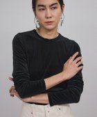 【サロン アダム エ ロペ/SALON adam et rope'】のシアーベロアクルーネックPO 人気、トレンドファッション・服の通販 founy(ファニー) ファッション Fashion レディースファッション Fashion for Women トップス・カットソー Cut & Sew Tops ベロアトップス Velour Tops / Velvet-Look Items アクセサリー Fashion Accessories インナー Innerwear シアー Sheer, See-Through ストレッチ Stretch, Stretchy Fabric トレンド Trend, Trending Now ベロア Velour, Soft Velvet エレガント 上品 Elegant A/W・秋冬 Autumn/Winter thumbnail ブラック(01)|ID: prp329100004688592 ipo3291000000034833550