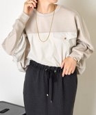 【ジェナ エスパス メルヴェイユ/Jena espace merveilleux】のフハク切替ダンボールカットソー 人気、トレンドファッション・服の通販 founy(ファニー) ファッション Fashion レディースファッション Fashion for Women トップス・カットソー Cut & Sew Tops カットソー・ベーシックTシャツ Cut-and-Sewn Tops / Stretch Tees & Basics ギャザー Gathered, Ruffled 切替 Switching, Contrast Panel スマート Smart, Elegant ドローコード Drawcord, Drawstring Cord 楽ちん Easy Fit, Comfortable 再入荷 Restock / Back in Stock おすすめ Recommended / Our Picks エレガント 上品 Elegant thumbnail ベージュ|ID: prp329100004688630 ipo3291000000033861091