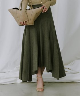 【アニュアンス/anuans】 イレヘムボックスプリーツスカート人気、トレンドファッション・服の通販 founy(ファニー) ファッション Fashion レディースファッション Fashion for Women スカート Skirts プリーツスカート / 上品フェミニンスタイル Pleated Skirts タンブラー Tumbler, Travel Mug プリーツ Pleats, Pleated ボックス Boxy, Box Shape リネン Linen, Linen Fabric |ID:prp329100004688645