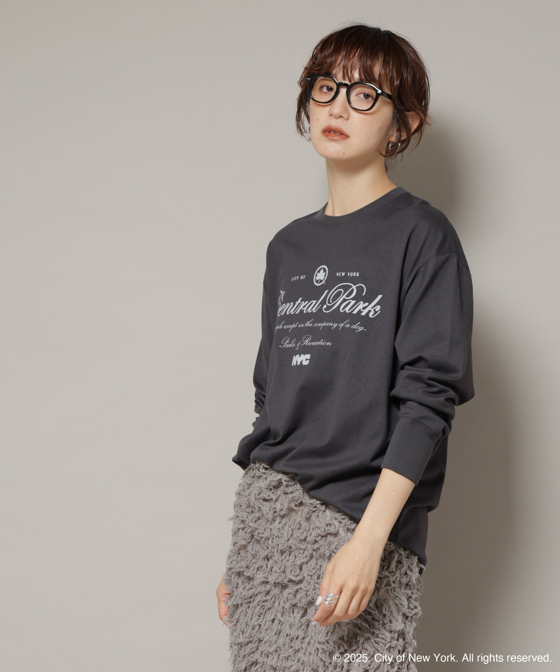 【ナノ ユニバース/nano universe】のGOOD ROCK SPEED×Anti Soaked 汗染み防止 NYC ロンT インテリア・キッズ・メンズ・レディースファッション・服の通販 founy(ファニー) 　ファッション　Fashion　レディースファッション　Fashion for Women　トップス・カットソー　Cut & Sew Tops　ロングTシャツ・Tシャツ　Longline T-Shirts & Tees　ヴィンテージ　Vintage Style　キャラクター　Character, Licensed Characters　グラフィック　Graphic, Graphic Design　コラボ　Collaboration, Collab　吸水　Absorbent, Quick-Dry　定番　Standard, Basic Item　ニューヨーク　New York, NYC Style　人気　Popular, Best Seller　プリント　Print, Printed Pattern　2025年　2025　2025-2026秋冬・A/W　Autumn/Winter 2025–26 AW25–26　スミクロ1|ID: prp329100004688675 ipo3291000000033913263