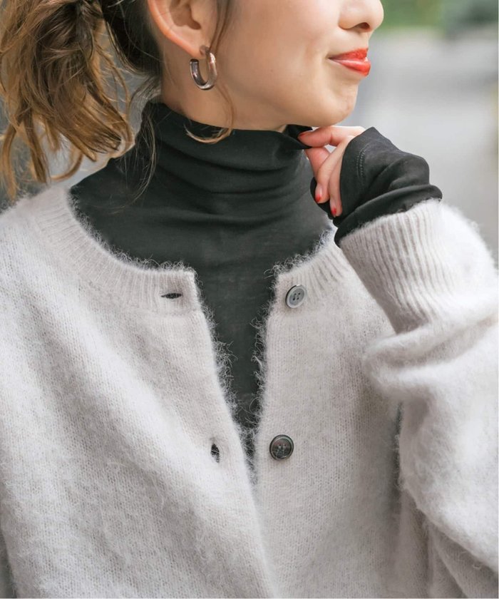 【スピック&スパン/Spick & Span】の《追加》シアーハイネックプルオーバー インテリア・キッズ・メンズ・レディースファッション・服の通販 founy(ファニー) https://founy.com/ ファッション Fashion レディースファッション Fashion for Women トップス・カットソー Cut & Sew Tops カジュアルプルオーバー・ニットトップス Pullovers & Knit Tops / Casual Pullovers イエロー Yellow ハイネック High Neck, Mock Neck |ID: prp329100004688685 ipo3291000000034530459