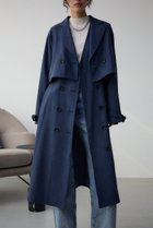 【アズール バイ マウジー/AZUL by moussy】のマルチWAYトレンチコート 人気、トレンドファッション・服の通販 founy(ファニー) ファッション Fashion レディースファッション Fashion for Women アウター Coat / Outerwear Collection コート・ロングコート・ピーコート Long Coats, Peacoats & More トレンチコート / 春秋の定番アウター Trench Coats デニム Denim, Jeans Material フレア Flare, Flared ベーシック Basic, Essential thumbnail BLU|ID: prp329100004688696 ipo3291000000033861568