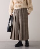 【チャオパニックティピー/CIAOPANIC TYPY】の【新色登場!】すっきり見えチェックプリーツイージースカート ベージュ|ID: prp329100004688724 ipo3291000000033861739