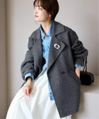 【スローブ イエナ/SLOBE IENA】のsouple wool ダブルフェイスミドルコート グレー|ID:prp329100004688746