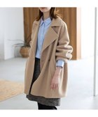 【スローブ イエナ/SLOBE IENA】のsouple wool ダブルフェイスミドルコート キャメル|ID:prp329100004688746