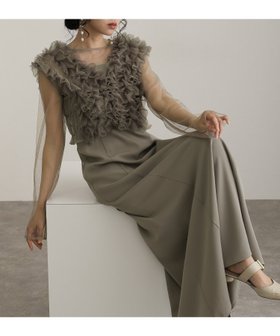 【プールヴー/PourVous】のフォーマル結婚式 パーティードレスお呼ばれ オケージョンドレス二次会 ワンピース 人気、トレンドファッション・服の通販 founy(ファニー) ファッション Fashion レディースファッション Fashion for Women ワンピース Dresses フォーマル・パーティードレス・結婚式用ドレス Elegant & Casual Dresses アクセサリー Fashion Accessories インナー Innerwear キャミワンピース Cami Dress, Slip Dress シンプル Simple, Minimal ストレート Straight, Straight Cut チュール Tulip, Tulip Motif ドレス Dress, One-Piece フォーマル Formal, Dressy フリル Frill, Ruffle ベスト Vest, Waistcoat ボレロ Bolero, Short Cardigan おすすめ Recommended / Our Picks セレモニー Ceremony 結婚式 Wedding 二次会 After Party |ID:prp329100004688748