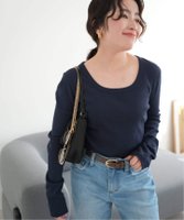 【スローブ イエナ/SLOBE IENA】の《WEB・一部店舗限定カラー有り/追加2》SAWAHOCO パーフェクトカットソー 人気、トレンドファッション・服の通販 founy(ファニー) ファッション Fashion レディースファッション Fashion for Women トップス・カットソー Cut & Sew Tops カットソー・ベーシックTシャツ Cut-and-Sewn Tops / Stretch Tees & Basics インナー Innerwear カッティング Cutting Detail ジャケット Jacket, Outerwear スクエア Square, Square Shape デコルテ Décolleté, Neckline エレガント 上品 Elegant 2025年 2025 2025春夏・S/S Spring/Summer 2025 SS25 |ID:prp329100004688757