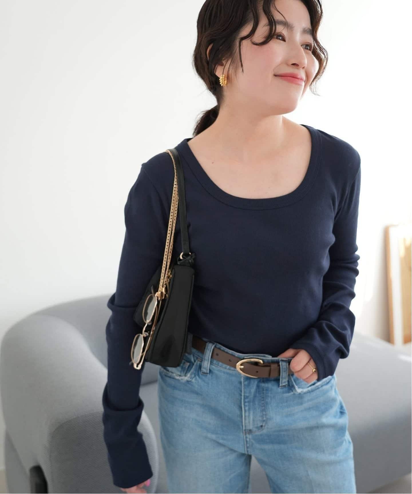 【スローブ イエナ/SLOBE IENA】の《WEB・一部店舗限定カラー有り/追加2》SAWAHOCO パーフェクトカットソー 人気、トレンドファッション・服の通販 founy(ファニー) 　ファッション　Fashion　レディースファッション　Fashion for Women　トップス・カットソー　Cut & Sew Tops　カットソー・ベーシックTシャツ　Cut-and-Sewn Tops / Stretch Tees & Basics　インナー　Innerwear　カッティング　Cutting Detail　ジャケット　Jacket, Outerwear　スクエア　Square, Square Shape　デコルテ　Décolleté, Neckline　エレガント 上品　Elegant　2025年　2025　2025春夏・S/S　Spring/Summer 2025 SS25　 other-1|ID: prp329100004688757 ipo3291000000033960906