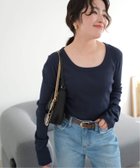【スローブ イエナ/SLOBE IENA】の《WEB・一部店舗限定カラー有り/追加2》SAWAHOCO パーフェクトカットソー 人気、トレンドファッション・服の通販 founy(ファニー) ファッション Fashion レディースファッション Fashion for Women トップス・カットソー Cut & Sew Tops カットソー・ベーシックTシャツ Cut-and-Sewn Tops / Stretch Tees & Basics インナー Innerwear カッティング Cutting Detail ジャケット Jacket, Outerwear スクエア Square, Square Shape デコルテ Décolleté, Neckline エレガント 上品 Elegant 2025年 2025 2025春夏・S/S Spring/Summer 2025 SS25 thumbnail ネイビー|ID: prp329100004688757 ipo3291000000033960907