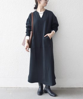 【シップス フォー ウィメン/SHIPS】の【WEB限定】SHIPS any USA コットン 裏起毛 ポケット スウェット ワンピース 人気、トレンドファッション・服の通販 founy(ファニー) ファッション Fashion レディースファッション Fashion for Women ワンピース Dresses インナー Innerwear 洗える Machine Washable スウェット / スエット Sweatshirt, Sweatwear タートルネック Turtleneck, High Neck フロント Front, Front Design ポケット Pocket, Pocket Detail ラウンド Round, Round Neck おすすめ Recommended / Our Picks 2025年 2025 2025-2026秋冬・A/W Autumn/Winter 2025–26 AW25–26 |ID:prp329100004688759