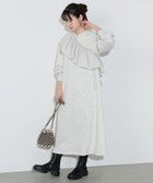 【ビームス ウイメン/BEAMS】のフリル付き スウェット ワンピース OTAMEAL|ID: prp329100004688799 ipo3291000000034117425