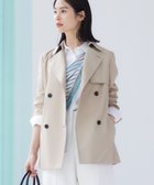 【インディヴィ/INDIVI】の【撥水/UVケア】ミドル丈トレンチコート 人気、トレンドファッション・服の通販 founy(ファニー) ファッション Fashion レディースファッション Fashion for Women アウター Coat / Outerwear Collection コート・ロングコート・ピーコート Long Coats, Peacoats & More トレンチコート / 春秋の定番アウター Trench Coats コンパクト Compact, Small Size スタイリッシュ Stylish, Fashionable スーツ Suit, Formalwear ツイル Twist, Twisted Detail デニム Denim, Jeans Material バランス Balance, Style Balance フォルム Silhouette, Form ポケット Pocket, Pocket Detail ミドル Middle Length, Mid Height ビジネス 仕事 通勤 Business / Work / Commuting thumbnail ベージュ|ID: prp329100004688824 ipo3291000000033862631