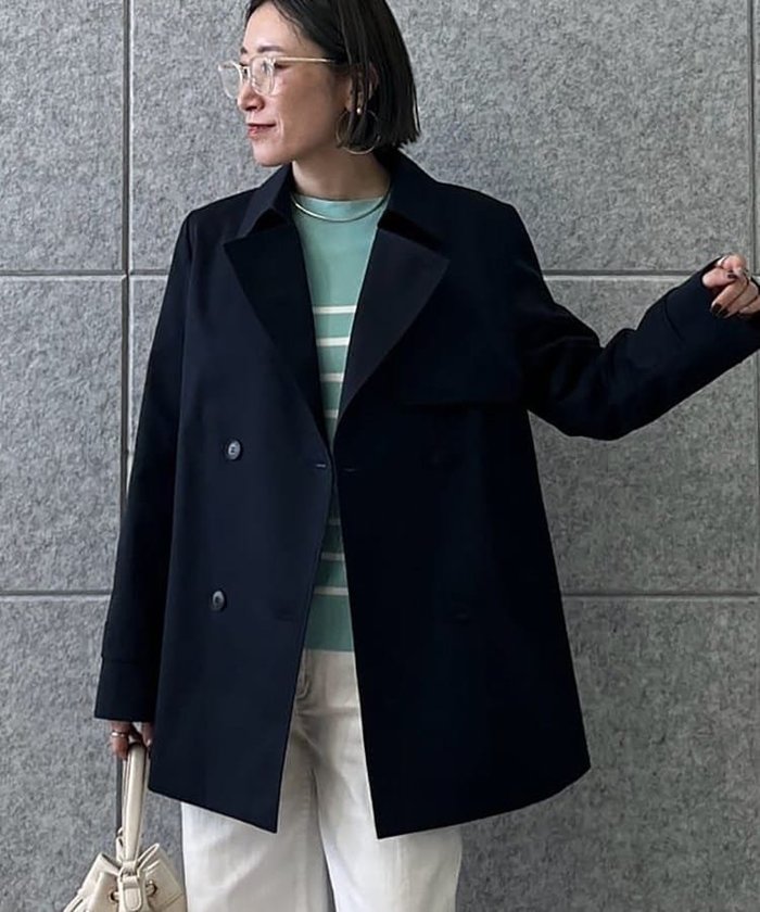 【インディヴィ/INDIVI】の【撥水/UVケア】ミドル丈トレンチコート インテリア・キッズ・メンズ・レディースファッション・服の通販 founy(ファニー) https://founy.com/ ファッション Fashion レディースファッション Fashion for Women アウター Coat / Outerwear Collection コート・ロングコート・ピーコート Long Coats, Peacoats & More トレンチコート / 春秋の定番アウター Trench Coats コンパクト Compact, Small Size スタイリッシュ Stylish, Fashionable スマート Smart, Elegant スーツ Suit, Formalwear ツイル Twist, Twisted Detail デニム Denim, Jeans Material バランス Balance, Style Balance フォルム Silhouette, Form ポケット Pocket, Pocket Detail ミドル Middle Length, Mid Height ビジネス 仕事 通勤 Business / Work / Commuting |ID: prp329100004688824 ipo3291000000034506143