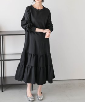 【ラジュール/Lajour】の日本製 スウェットロングワンピース 人気、トレンドファッション・服の通販 founy(ファニー) ファッション Fashion レディースファッション Fashion for Women ワンピース Dresses スウェット / スエット Sweatshirt, Sweatwear スリーブ Sleeve, Long Sleeve / Short Sleeve 日本製 Made In Japan |ID:prp329100004688827