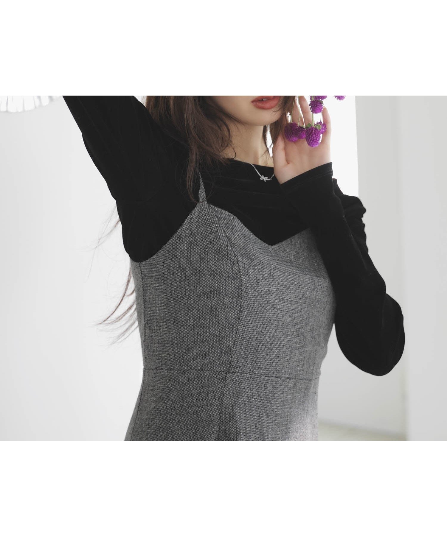 【ノエラ/Noela】のベロアドレープトップス インテリア・キッズ・メンズ・レディースファッション・服の通販 founy(ファニー) 　ファッション　Fashion　レディースファッション　Fashion for Women　トップス・カットソー　Cut & Sew Tops　ベロアトップス　Velour Tops / Velvet-Look Items　シンプル　Simple, Minimal　ベロア　Velour, Soft Velvet　ポケット　Pocket, Pocket Detail　メッシュ　Mesh, Net Fabric　ブラック|ID: prp329100004688864 ipo3291000000034680226