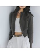 【アニュアンス/anuans】のラクーンフォックスショートカーディガン 人気、トレンドファッション・服の通販 founy(ファニー) ファッション Fashion レディースファッション Fashion for Women トップス・カットソー Cut & Sew Tops カーディガン・羽織り Layered Style Cardigans カーディガン Cardigan, Knitwear コンパクト Compact, Small Size ショート Short, Short Length thumbnail MOCA|ID: prp329100004688895 ipo3291000000034523537