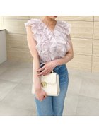 【スナイデル/SNIDEL】のノースリフリルブラウス 人気、トレンドファッション・服の通販 founy(ファニー) ファッション Fashion レディースファッション Fashion for Women トップス・カットソー Cut & Sew Tops シャツ・ブラウス・オフィスカジュアル Elegant Blouses & Button-Ups インナー Innerwear インナーキャミ Inner Camisole ウェーブ Wavy Pattern オケージョン Occasion Wear オーガンジー Organza Fabric キャミソール Camisole, Spaghetti Strap Top 今季 This Season, Current Season シアー Sheer, See-Through スマート Smart, Elegant フィット Fit, Slim Fit フリル Frill, Ruffle フロント Front, Front Design ロマンティック Romantic, Feminine Style おすすめ Recommended / Our Picks エレガント 上品 Elegant thumbnail PNK[066]|ID: prp329100004688916 ipo3291000000034002694
