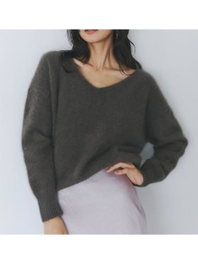 【アニュアンス/anuans】 ラクーンフォックス2wayネックプルオーバー人気、トレンドファッション・服の通販 founy(ファニー) ファッション Fashion レディースファッション Fashion for Women トップス・カットソー Cut & Sew Tops カジュアルプルオーバー・ニットトップス Pullovers & Knit Tops / Casual Pullovers おすすめ Recommended / Our Picks デコルテ Décolleté, Neckline デニム Denim, Jeans Material |ID:prp329100004688959