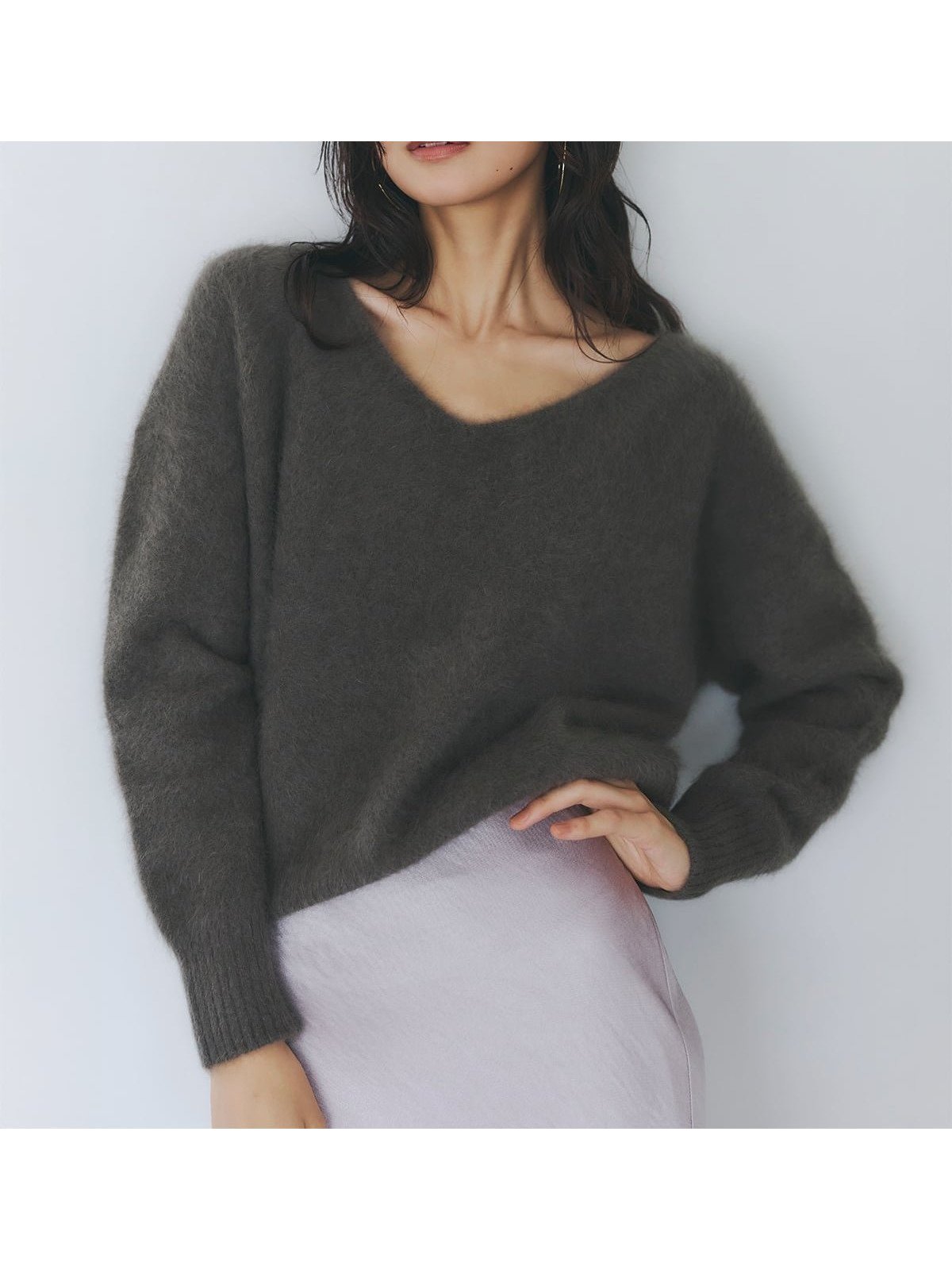 【アニュアンス/anuans】のラクーンフォックス2wayネックプルオーバー 人気、トレンドファッション・服の通販 founy(ファニー) 　ファッション　Fashion　レディースファッション　Fashion for Women　トップス・カットソー　Cut & Sew Tops　カジュアルプルオーバー・ニットトップス　Pullovers & Knit Tops / Casual Pullovers　おすすめ　Recommended / Our Picks　デコルテ　Décolleté, Neckline　デニム　Denim, Jeans Material　 other-1|ID: prp329100004688959 ipo3291000000033863894