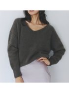 【アニュアンス/anuans】のラクーンフォックス2wayネックプルオーバー 人気、トレンドファッション・服の通販 founy(ファニー) ファッション Fashion レディースファッション Fashion for Women トップス・カットソー Cut & Sew Tops カジュアルプルオーバー・ニットトップス Pullovers & Knit Tops / Casual Pullovers おすすめ Recommended / Our Picks デコルテ Décolleté, Neckline デニム Denim, Jeans Material thumbnail MOCA|ID: prp329100004688959 ipo3291000000033863895