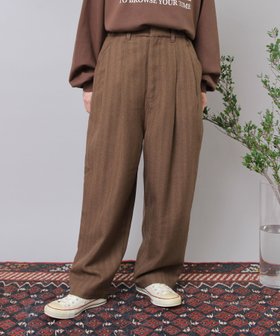 【アールエヌエーエヌ/RNA-N】のR4398 コックさんのヘリンボーンツイードパンツ 人気、トレンドファッション・服の通販 founy(ファニー) ファッション Fashion レディースファッション Fashion for Women パンツ Pants & Trousers アイレット Eyelet Lace ウォッシャブル Machine Washable ストレッチ Stretch, Stretchy Fabric ダブル Double, Double-Breasted バルーン Balloon, Balloon Silhouette フィット Fit, Slim Fit ポケット Pocket, Pocket Detail リラックス Relax, Relaxed Fit ルーズ Loose, Oversized おすすめ Recommended / Our Picks エレガント 上品 Elegant |ID:prp329100004688961