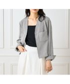 【イネド/INED】のカラミジャケット 人気、トレンドファッション・服の通販 founy(ファニー) ファッション Fashion レディースファッション Fashion for Women アウター Coat / Outerwear Collection レディースジャケット・軽アウター Jackets コンパクト Compact, Small Size ストレッチ Stretch, Stretchy Fabric スマート Smart, Elegant デニム Denim, Jeans Material フォルム Silhouette, Form フロント Front, Front Design 羽織 Haori, Light Jacket おすすめ Recommended / Our Picks エレガント 上品 Elegant thumbnail グレー|ID: prp329100004688974 ipo3291000000034000314