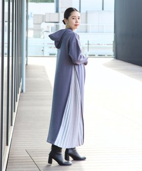 【ビームス ハート/BEAMS HEART】の【11/20新規値下げ】サイド プリーツ フーディー ワンピース 25AW ウォッシャブル 定番 上品 楽チン 人気、トレンドファッション・服の通販 founy(ファニー) ファッション Fashion レディースファッション Fashion for Women ワンピース Dresses ウォッシャブル Machine Washable シューズ Shoes, Footwear ジョーゼット Georgette, Semi-Sheer Fabric ストレート Straight, Straight Cut スニーカー Sneakers, Trainers 定番 Standard, Basic Item フラット Flat, Flat Shoes プリーツ Pleats, Pleated リラックス Relax, Relaxed Fit レギンス Leggings, Stretch Pants エレガント 上品 Elegant 2025年 2025 2025-2026秋冬・A/W Autumn/Winter 2025–26 AW25–26 |ID:prp329100004688977