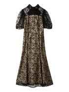 【セルフォード/CELFORD】のバックリボンスモールフラワードレス 人気、トレンドファッション・服の通販 founy(ファニー) ファッション Fashion レディースファッション Fashion for Women ワンピース Dresses フォーマル・パーティードレス・結婚式用ドレス Elegant & Casual Dresses スリーブ Sleeve, Long Sleeve / Short Sleeve チュール Tulip, Tulip Motif ドレス Dress, One-Piece ハイネック High Neck, Mock Neck バランス Balance, Style Balance ヨーク Yoke, Yoke Design リボン Ribbon, Bow ロング Long, Long-Length エレガント 上品 Elegant thumbnail BLK[009]|ID: prp329100004688990 ipo3291000000033864115