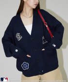 【フリークスストア/FREAK'S STORE】のMLB×MARY QUANT PATCH KNIT CARDIGAN /ロゴパッチニットカーディガン 25AW 人気、トレンドファッション・服の通販 founy(ファニー) ファッション Fashion レディースファッション Fashion for Women トップス・カットソー Cut & Sew Tops ニット Knit Tops & Sweaters カーディガン・羽織り Layered Style Cardigans 2025年 2025 2025-2026秋冬・A/W Autumn/Winter 2025–26 AW25–26 冬 Winter / This Winter A/W・秋冬 Autumn/Winter thumbnail ネイビー|ID: prp329100004689172 ipo3291000000034449618
