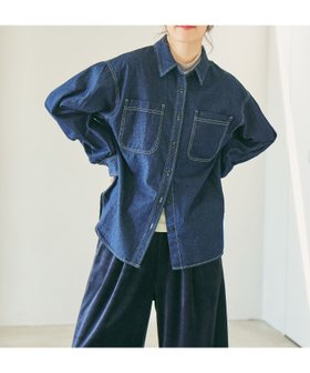 【スタディオ クリップ/studio CLIP】の【選べる着丈】デニムシャツ《CLIP denim》 人気、トレンドファッション・服の通販 founy(ファニー) ファッション Fashion レディースファッション Fashion for Women トップス・カットソー Cut & Sew Tops シャツ・ブラウス・オフィスカジュアル Elegant Blouses & Button-Ups おすすめ Recommended / Our Picks インナー Innerwear ストレート Straight, Straight Cut セットアップ Set-Up, Coordinated Outfit デニム Denim, Jeans Material トレンド Trend, Trending Now メンズ Men's, Menswear ワイド Wide, Wide Fit 今季 This Season, Current Season 春 Spring |ID:prp329100004689191