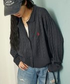 【フリークスストア/FREAK'S STORE】のケーブルニット ポロ カーディガン 限定展開 25AW チャコールグレー|ID: prp329100004689201 ipo3291000000034235124