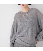 【ローリーズファーム/LOWRYS FARM】のシアーモヘアライクプルオーバーLS 人気、トレンドファッション・服の通販 founy(ファニー) ファッション Fashion レディースファッション Fashion for Women トップス・カットソー Cut & Sew Tops カジュアルプルオーバー・ニットトップス Pullovers & Knit Tops / Casual Pullovers おすすめ Recommended / Our Picks キャミソール Camisole, Spaghetti Strap Top シンプル Simple, Minimal thumbnail グレー|ID: prp329100004689911 ipo3291000000033870355
