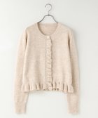 【ローリーズファーム/LOWRYS FARM】のチビフリルカーディガンLS 人気、トレンドファッション・服の通販 founy(ファニー) ファッション Fashion レディースファッション Fashion for Women トップス・カットソー Cut & Sew Tops カーディガン・羽織り Layered Style Cardigans カーディガン Cardigan, Knitwear コンパクト Compact, Small Size シンプル Simple, Minimal ストレッチ Stretch, Stretchy Fabric バランス Balance, Style Balance フェミニン Feminine, Girly フリル Frill, Ruffle ボトム Bottoms, Lower Wear thumbnail アイボリー08|ID: prp329100004690033 ipo3291000000033870616