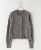 【ローリーズファーム/LOWRYS FARM】のチビフリルカーディガンLS 人気、トレンドファッション・服の通販 founy(ファニー) ファッション Fashion レディースファッション Fashion for Women トップス・カットソー Cut & Sew Tops カーディガン・羽織り Layered Style Cardigans カーディガン Cardigan, Knitwear コンパクト Compact, Small Size シンプル Simple, Minimal ストレッチ Stretch, Stretchy Fabric バランス Balance, Style Balance フェミニン Feminine, Girly フリル Frill, Ruffle ボトム Bottoms, Lower Wear thumbnail グレー15|ID: prp329100004690033 ipo3291000000033870620