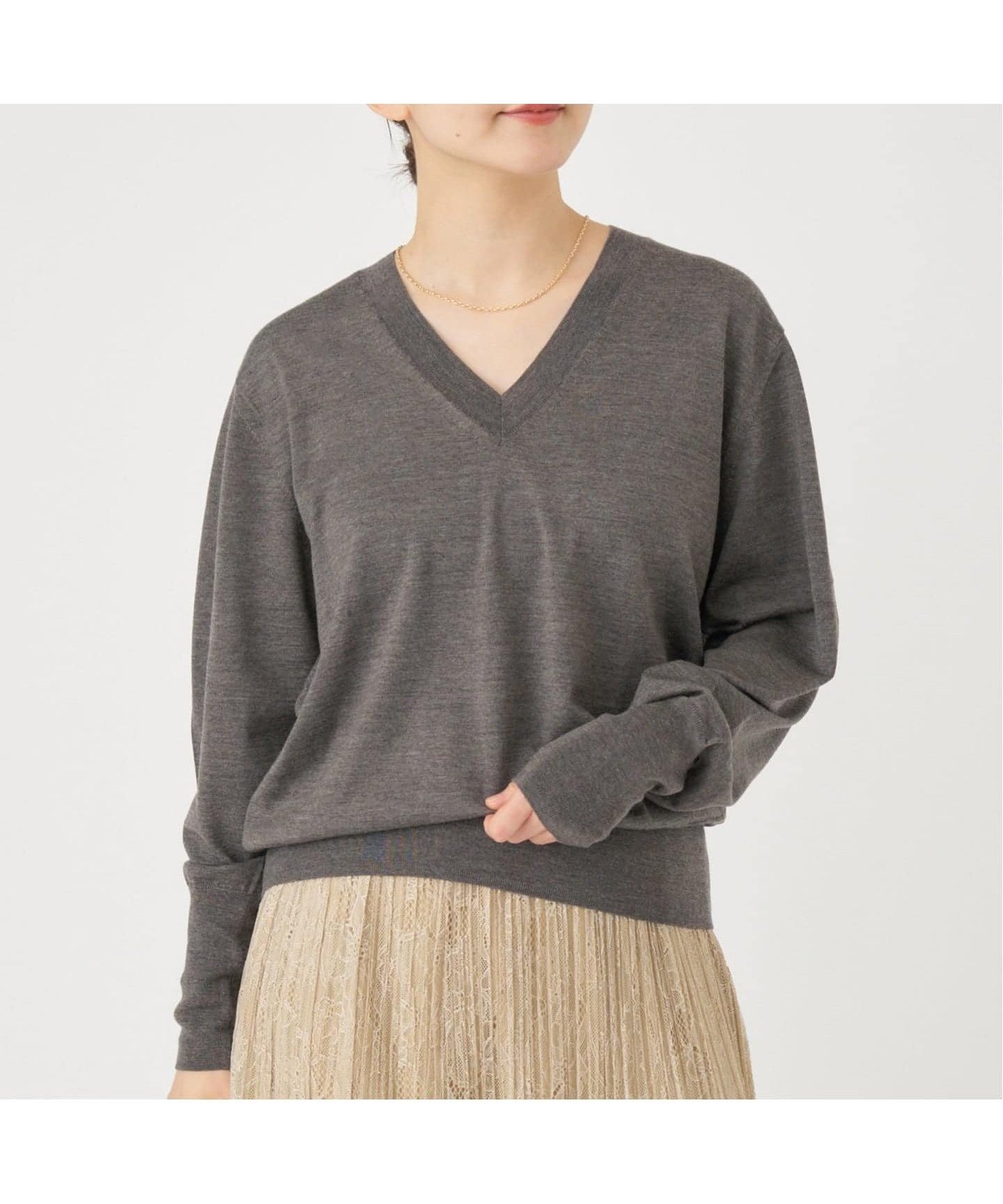 【イエナ/IENA】の《追加》18G Vネックプルオーバー インテリア・キッズ・メンズ・レディースファッション・服の通販 founy(ファニー) 　ファッション　Fashion　レディースファッション　Fashion for Women　トップス・カットソー　Cut & Sew Tops　カジュアルプルオーバー・ニットトップス　Pullovers & Knit Tops / Casual Pullovers　Vネックトップス　V-Neck Tops / V-Cut Neckline Shirts　2025年　2025　2025-2026秋冬・A/W　Autumn/Winter 2025–26 AW25–26　イタリア　Italy　インナー　Innerwear　ベーシック　Basic, Essential　夏　Summer　ベージュ A|ID: prp329100004690076 ipo3291000000034071332