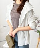 【アミュレット/Amulet】の【Amulet】フード付きドロストライトアウター 人気、トレンドファッション・服の通販 founy(ファニー) ファッション Fashion レディースファッション Fashion for Women アウター Coat / Outerwear Collection インナー Innerwear シンプル Simple, Minimal デニム Denim, Jeans Material ドローストリング Drawstring, Pull Cord フェミニン Feminine, Girly 旅行 Travel ビジネス 仕事 通勤 Business / Work / Commuting thumbnail ホワイト|ID: prp329100004690087 ipo3291000000033870864