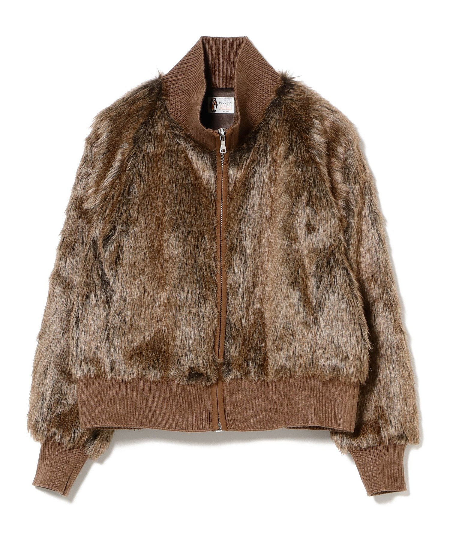【ビームス ウイメン/BEAMS】の【別注】PENNEY S / ファー ジャケット インテリア・キッズ・メンズ・レディースファッション・服の通販 founy(ファニー) 　ファッション　Fashion　レディースファッション　Fashion for Women　アウター　Coat / Outerwear Collection　レディースジャケット・軽アウター　Jackets　ジャケット　Jacket, Outerwear　スタイリッシュ　Stylish, Fashionable　スタンド　Stand Collar, Upright Stand　スラックス　Slacks, Dress Pants　デニム　Denim, Jeans Material　バランス　Balance, Style Balance　フェイクファー　Faux Fur, Imitation Fur　フェミニン　Feminine, Girly　別注　Limited Edition, Custom Order　ミックス　Mix, Mixed Style　冬　Winter / This Winter　おすすめ　Recommended / Our Picks　ORANGE*BROWN|ID: prp329100004690167 ipo3291000000034507459