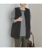 【アーバンリサーチ ドアーズ/URBAN RESEARCH DOORS】のリバーシブルボアベスト CHARCOAL|ID: prp329100004690228 ipo3291000000034238519