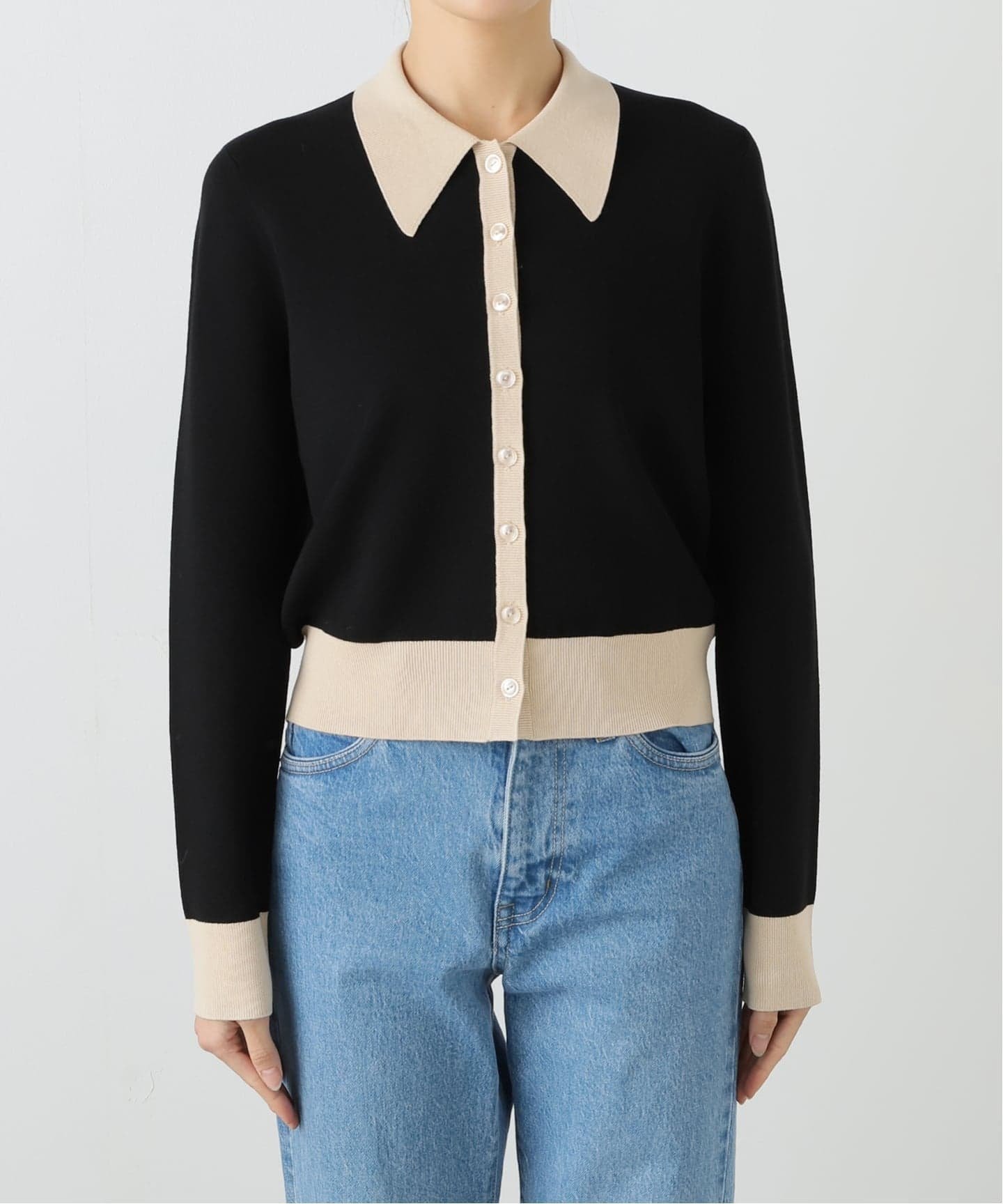 【イエナ/IENA】のポロシャツロングスリーブプルオーバー インテリア・キッズ・メンズ・レディースファッション・服の通販 founy(ファニー) 　ファッション　Fashion　レディースファッション　Fashion for Women　トップス・カットソー　Cut & Sew Tops　シャツ・ブラウス・オフィスカジュアル　Elegant Blouses & Button-Ups　ポロシャツ・きれいめカジュアル　Smart-Casual Polo Tops　カジュアルプルオーバー・ニットトップス　Pullovers & Knit Tops / Casual Pullovers　クラシカル　Classical, Vintage-Inspired　クラシック　Classic, Timeless Style　スマート　Smart, Elegant　スラックス　Slacks, Dress Pants　デニム　Denim, Jeans Material　バランス　Balance, Style Balance　フィット　Fit, Slim Fit　ボトム　Bottoms, Lower Wear　ポロシャツ　Polo Shirt, Collared Tee　エレガント 上品　Elegant　2025年　2025　2025-2026秋冬・A/W　Autumn/Winter 2025–26 AW25–26　ブラック|ID: prp329100004690236 ipo3291000000034055630