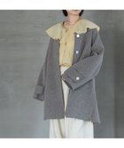 【アパートバイローリーズ/apart by lowrys】のカシープノーカラーコート 人気、トレンドファッション・服の通販 founy(ファニー) ファッション Fashion レディースファッション Fashion for Women アウター Coat / Outerwear Collection コート・ロングコート・ピーコート Long Coats, Peacoats & More デニム Denim, Jeans Material フォルム Silhouette, Form ボトム Bottoms, Lower Wear ミドル Middle Length, Mid Height メタル Metal, Metal Parts ワイド Wide, Wide Fit エレガント 上品 Elegant thumbnail グレー15|ID: prp329100004690267 ipo3291000000034266121