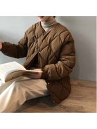 【ミニミニストア/miniministore】のキルティングジャケット 中綿 レディース ブラウン|ID: prp329100004690272 ipo3291000000033997788