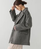 【グローバルワーク/GLOBAL WORK】のシャギーWジャケットコート/286009 杢チャコール18|ID: prp329100004690285 ipo3291000000033972946