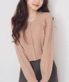 【レトロガール/RETRO GIRL】のケーブルNTカーデ 人気、トレンドファッション・服の通販 founy(ファニー) ファッション Fashion レディースファッション Fashion for Women おすすめ Recommended / Our Picks インナー Innerwear カーディガン Cardigan, Knitwear フレア Flare, Flared プリーツ Pleats, Pleated プレート Plate, Dish ボトム Bottoms, Lower Wear 定番 Standard, Basic Item 羽織 Haori, Light Jacket thumbnail キャメル|ID: prp329100004690346 ipo3291000000033872502