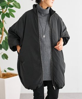 【ビアズリー/BEARDSLEY】の中綿BIGポンチョコート 人気、トレンドファッション・服の通販 founy(ファニー) ファッション Fashion レディースファッション Fashion for Women アウター Coat / Outerwear Collection コート・ロングコート・ピーコート Long Coats, Peacoats & More ポンチョ・ケープコート Ponchos & Capes ジップ Zip, Zipper ドローコード Drawcord, Drawstring Cord フォルム Silhouette, Form ポケット Pocket, Pocket Detail ミドル Middle Length, Mid Height 再入荷 Restock / Back in Stock |ID:prp329100004690351