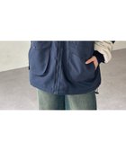 【シーピーシーエム/CPCM】の袖フリースフィッシングジャケット 人気、トレンドファッション・服の通販 founy(ファニー) ファッション Fashion レディースファッション Fashion for Women アウター Coat / Outerwear Collection レディースジャケット・軽アウター Jackets アウトドア Outdoor Clothing スウェット / スエット Sweatshirt, Sweatwear トレンド Trend, Trending Now ドローコード Drawcord, Drawstring Cord パーカー Hoodie, Parka ピーチ Peach, Soft Touch ポケット Pocket, Pocket Detail 今季 This Season, Current Season 切替 Switching, Contrast Panel thumbnail ネイビー|ID: prp329100004690370 ipo3291000000033872617